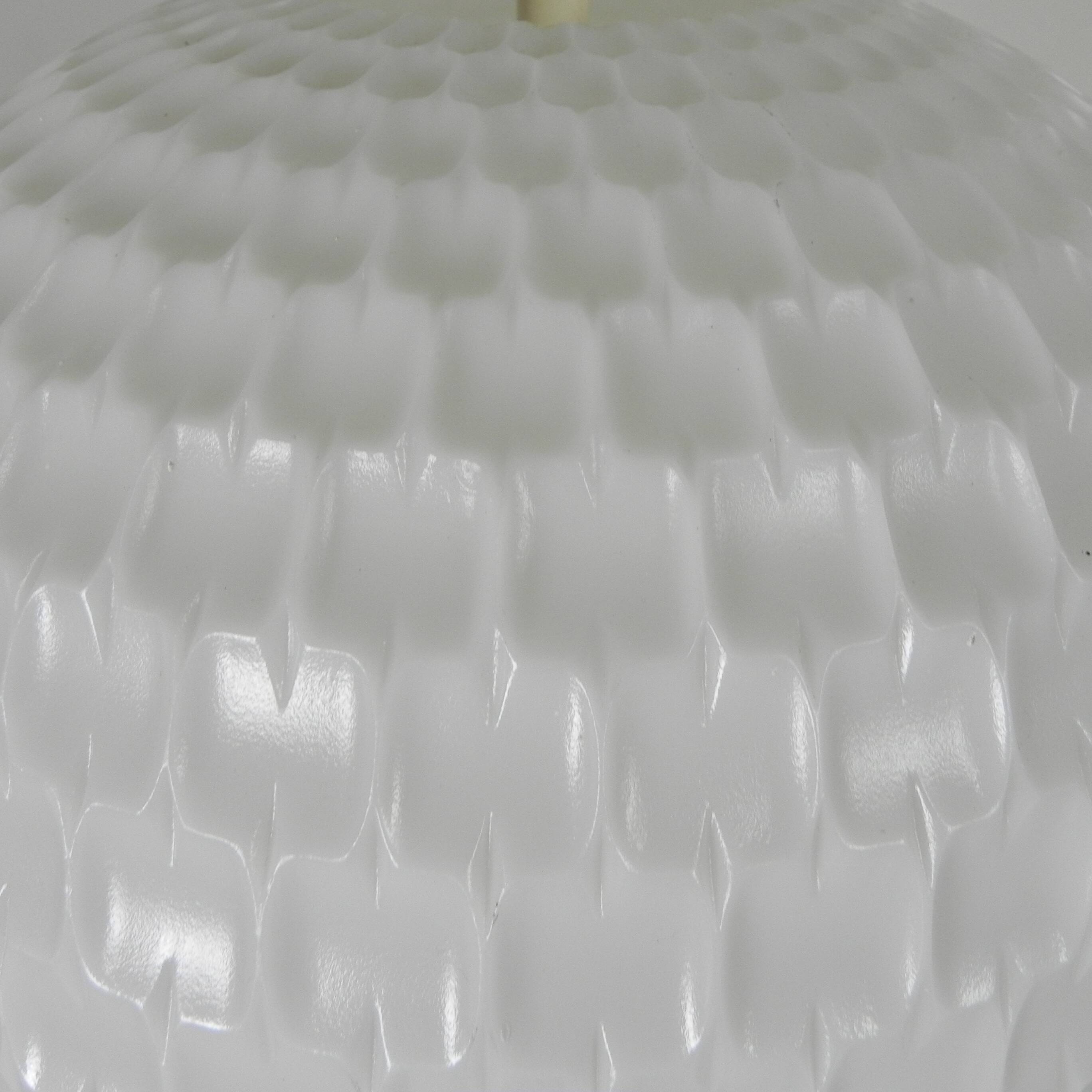 Vintage pendant lamp Aloys F. Gangkofner for Erco, plastic sphere