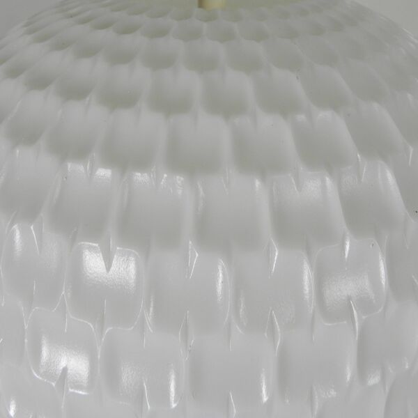 Vintage pendant lamp Aloys F. Gangkofner for Erco, plastic sphere
