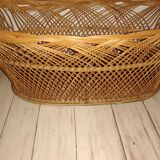 Vintage wicker basket
