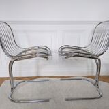 Rima Radiofreccia chrome chair by Gastone Rinaldi