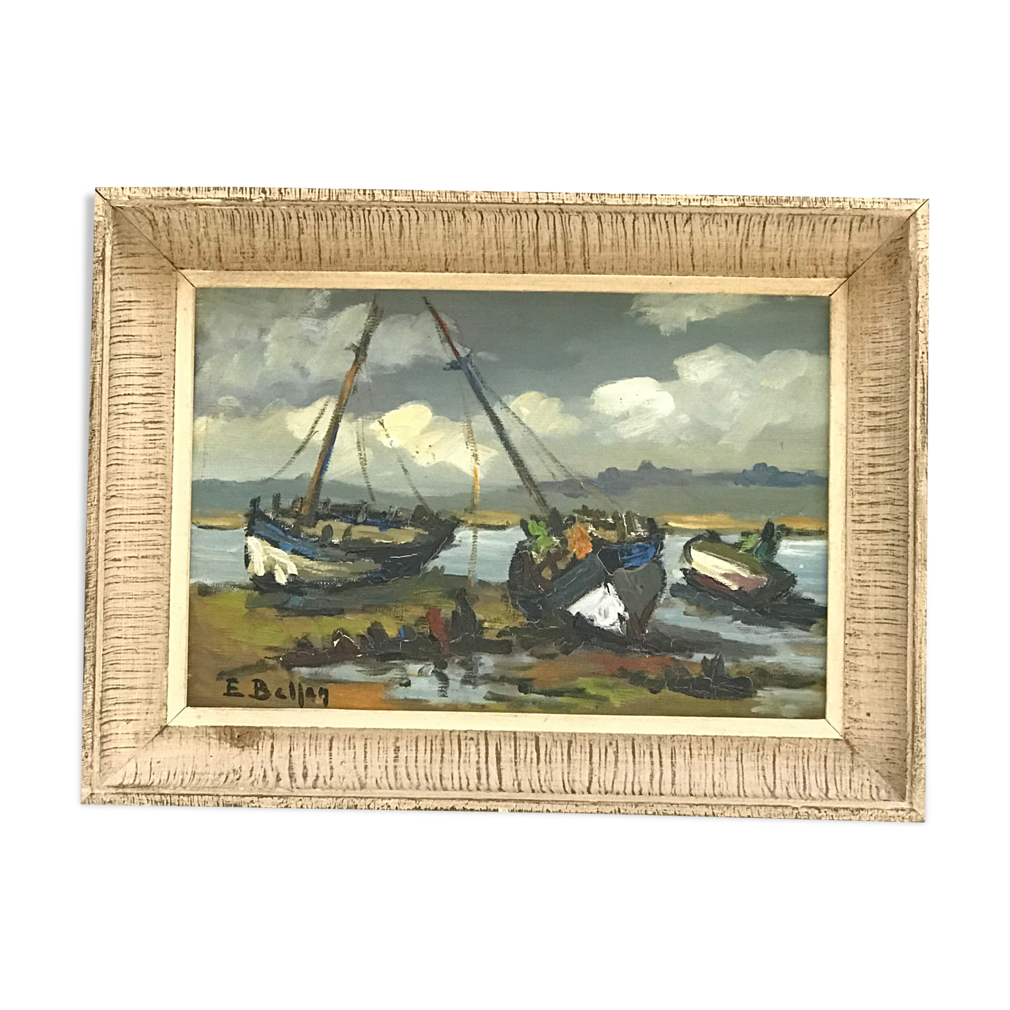 Tableau marine à l'huile