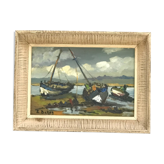 Tableau marine à l'huile