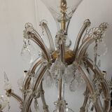 Glass pendant chandelier