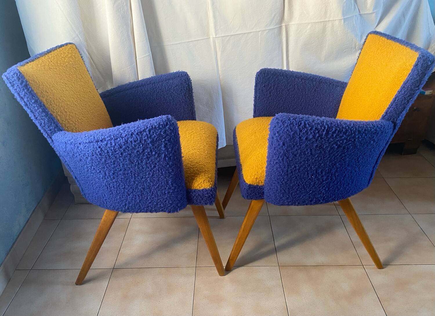 Pair of vintage armchairs