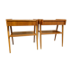 Pair of bedside teaks in AB Carlström & Co Möbelfabrik 1960