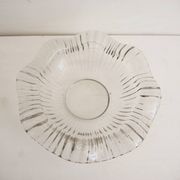 Old large bowl in crystal or glass