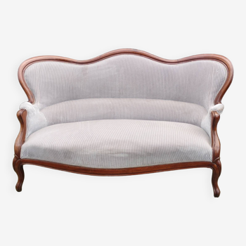 Ancienne banquette style Louis XV