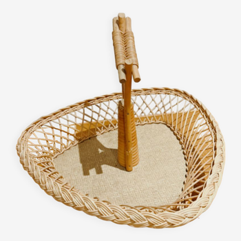 Rattan fruit basket