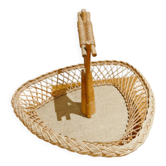 Rattan fruit basket