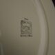 Pie dish in Salins earthenware model Rose Eric diam 30 cm
