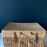 Wicker suitcase