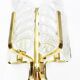 Lamp by Carl Fagerlund for Orrefors, Murano glass leaves, 1960s.