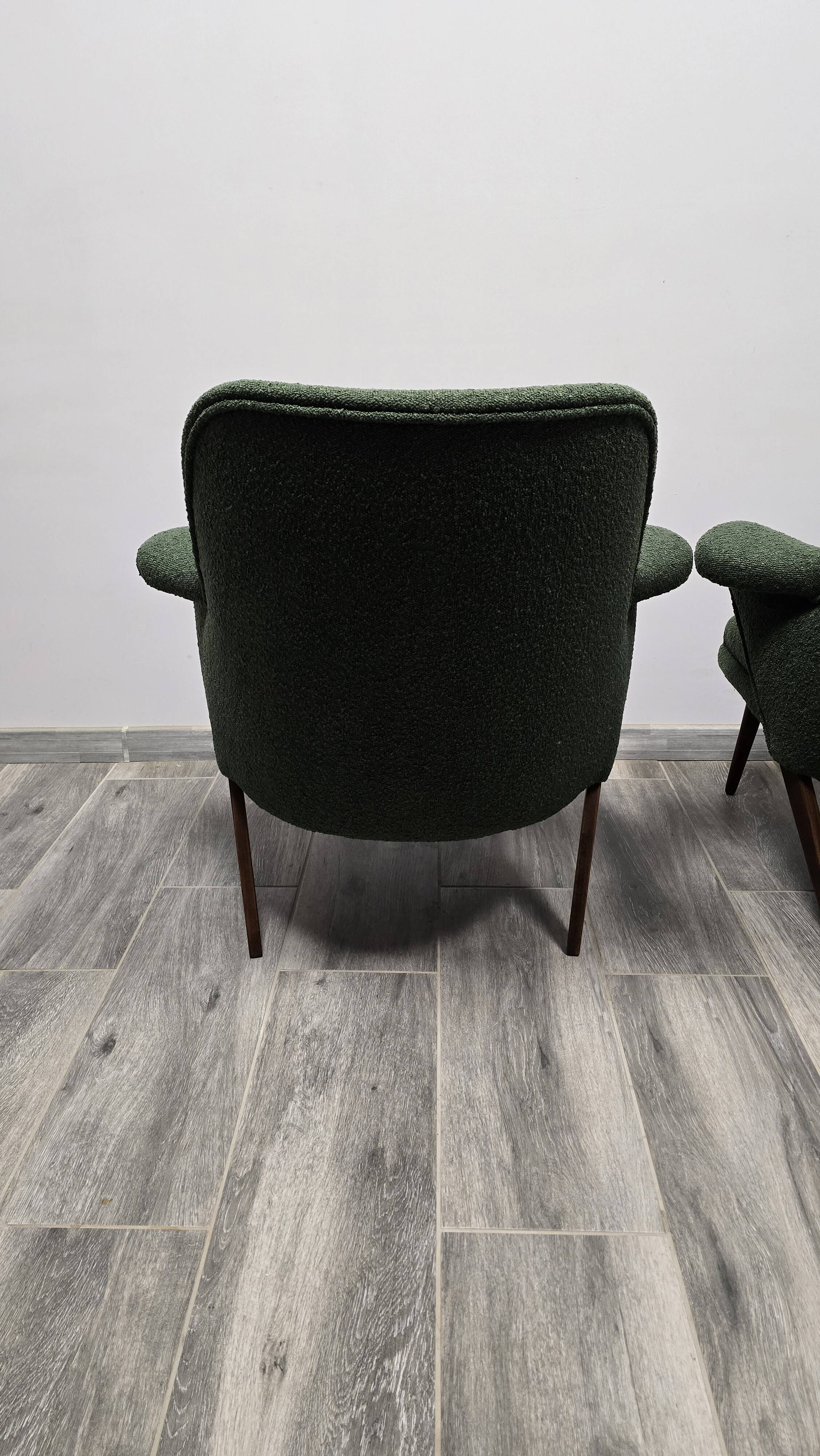 Fauteuils boucle du milieu du siècle