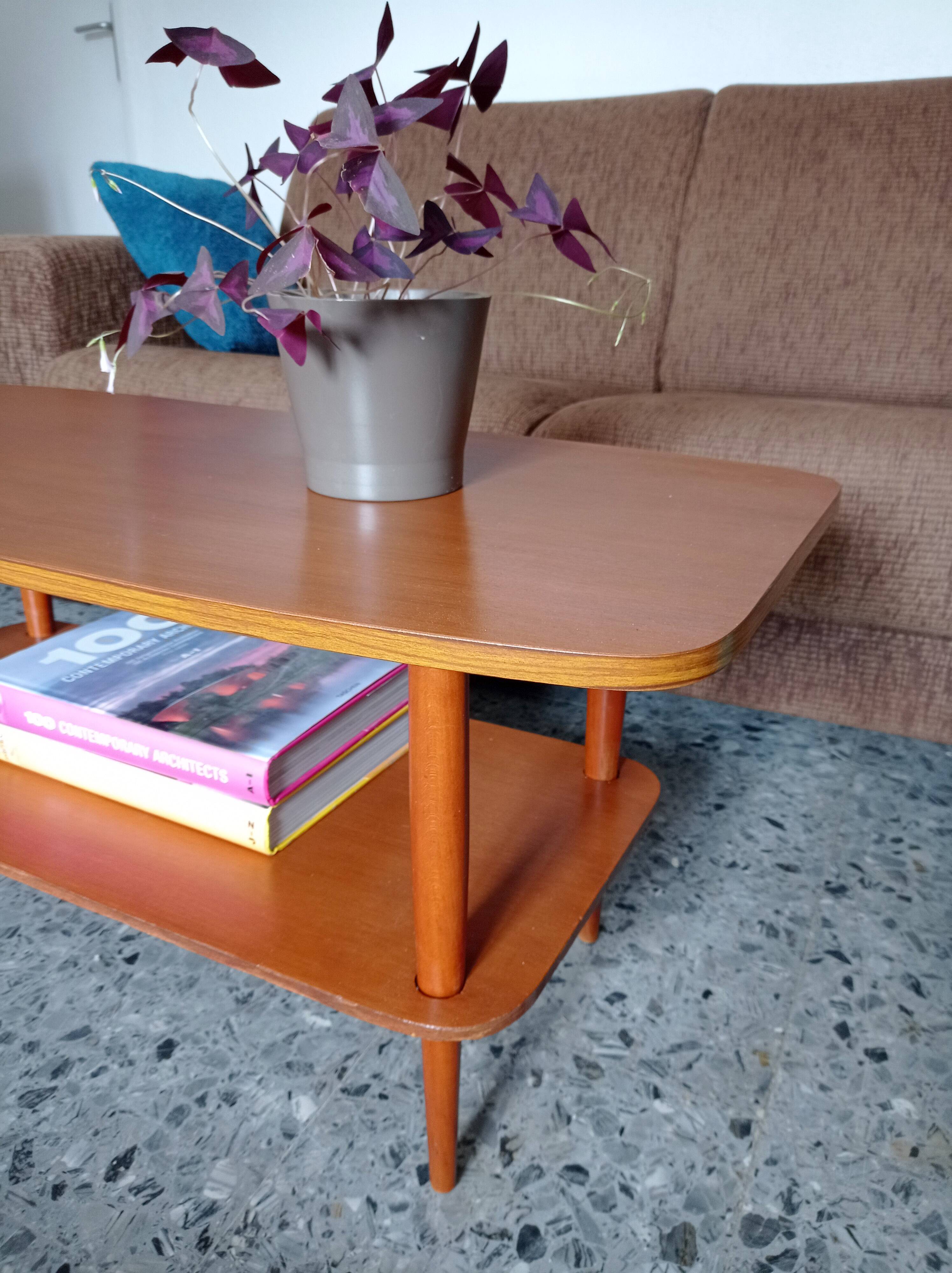 Vintage table two trays