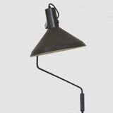 Hoogervorst Paperclip wall lamp, 50s