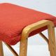 Mid-century bentwood stool by Dřevopodnik Holešov, wooden seating, 1970s