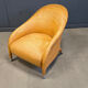 Antonio Citterio braided leather armchair, 1980s