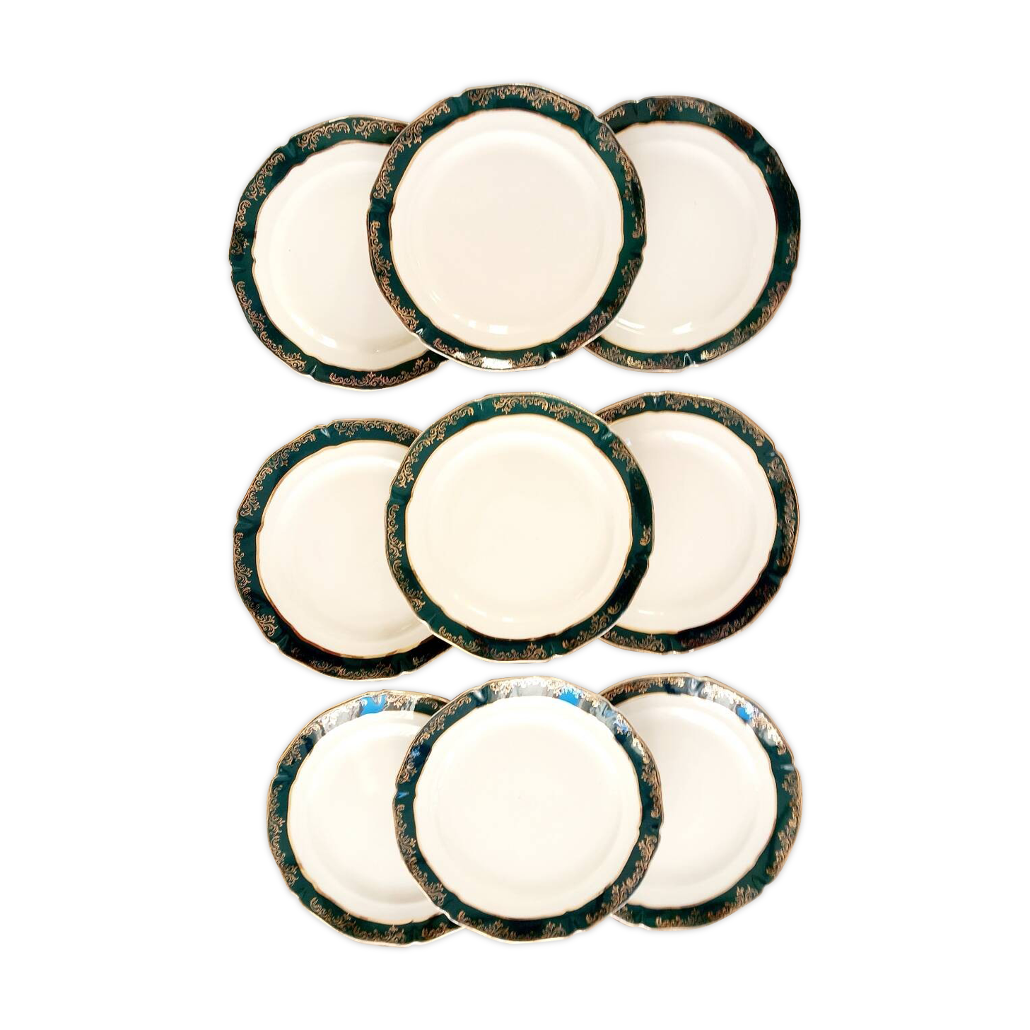 Dessert plates X9 Ceranord
