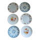 6 vintage dessert plates in Arcopal