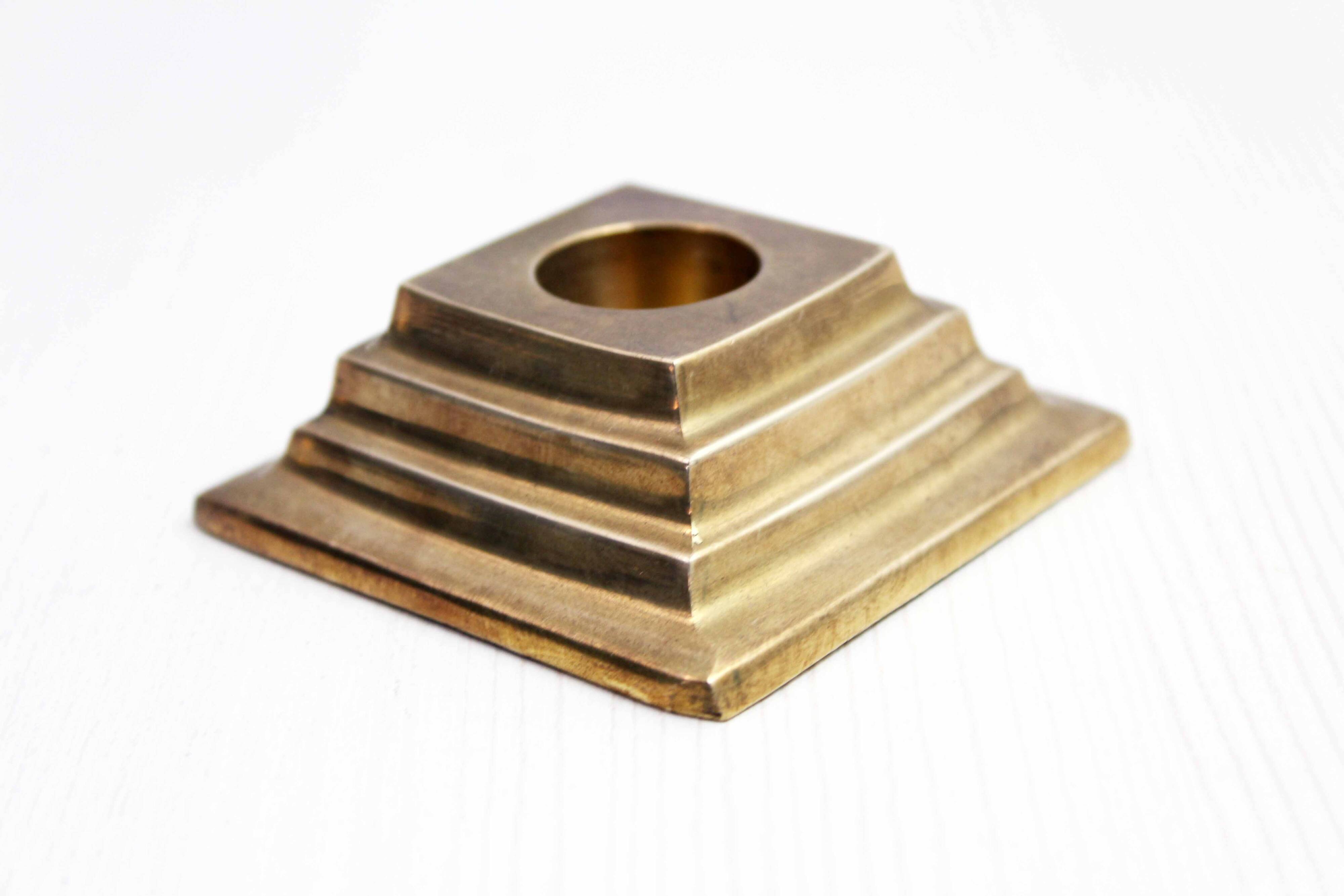 Vintage brass candle holder