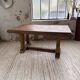 Table de repas chêne 1940 Dudouyt 240cm
