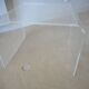 set of 2 vintage plexiglass side or bedside tables 1970