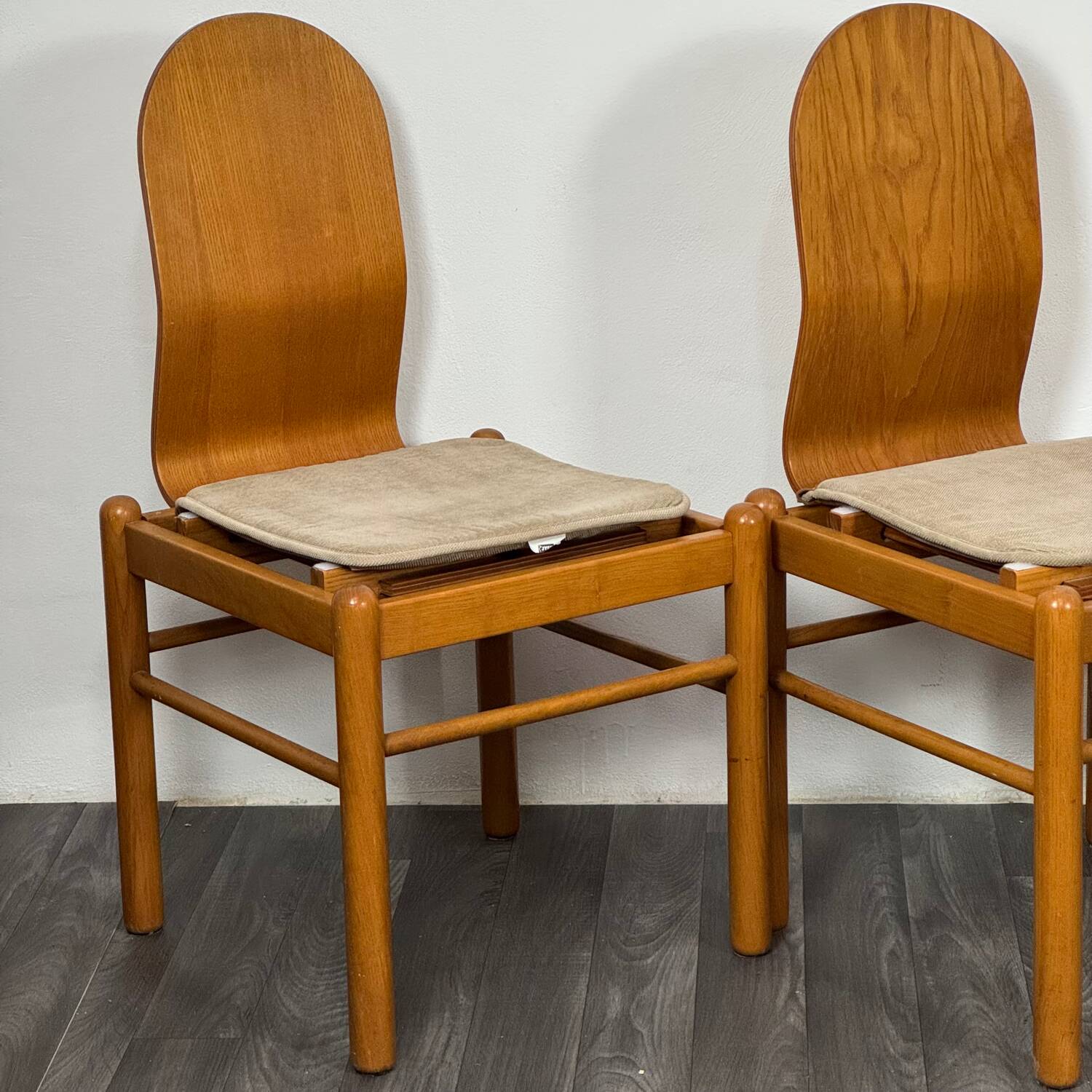 Set Di 4 Sedie Da Pranzo Design Mid Century Scandinavo Anni 70