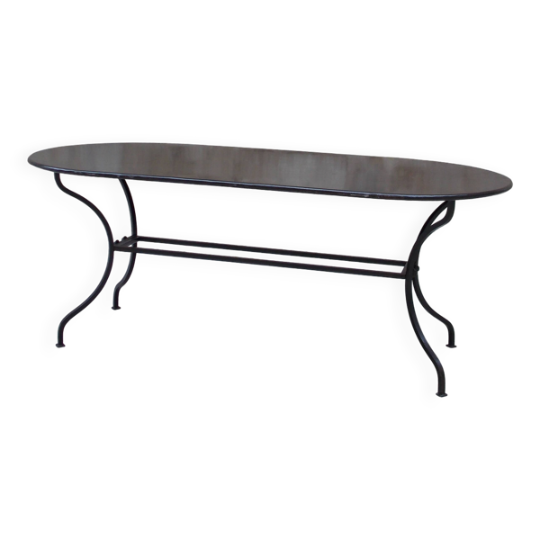 Table fer forgé ovale ardeco©