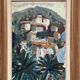 Swedish Oil on Panel – “Southern Village” by Bertil Wahlberg – Signed