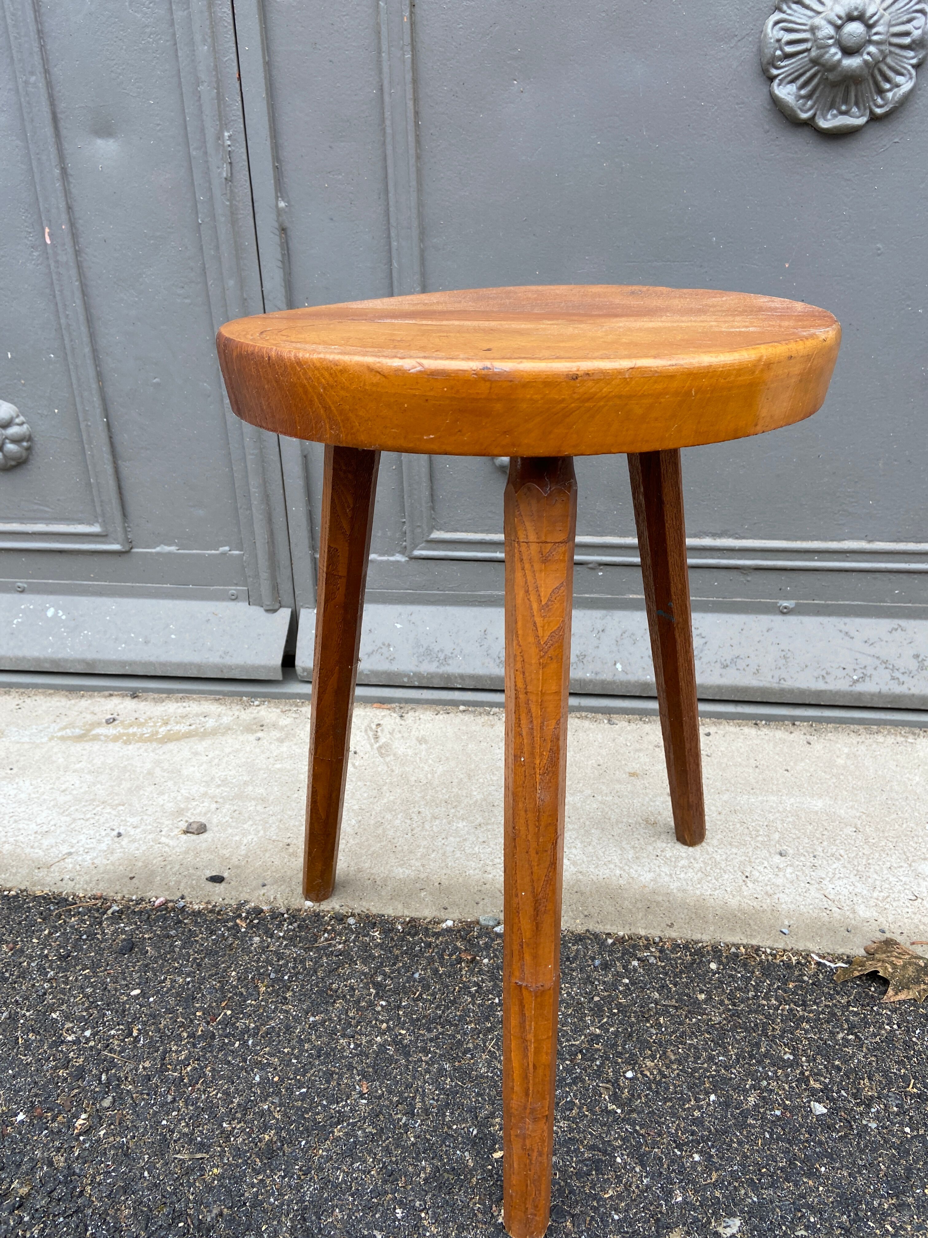 Scandinavian stool vintage tripod plant holder midcentury 50s