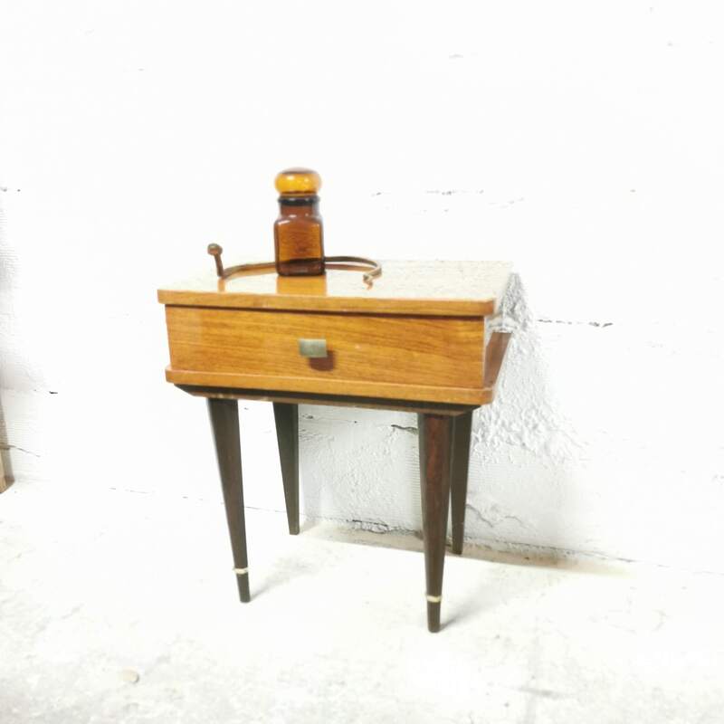 Vintage bedside table
