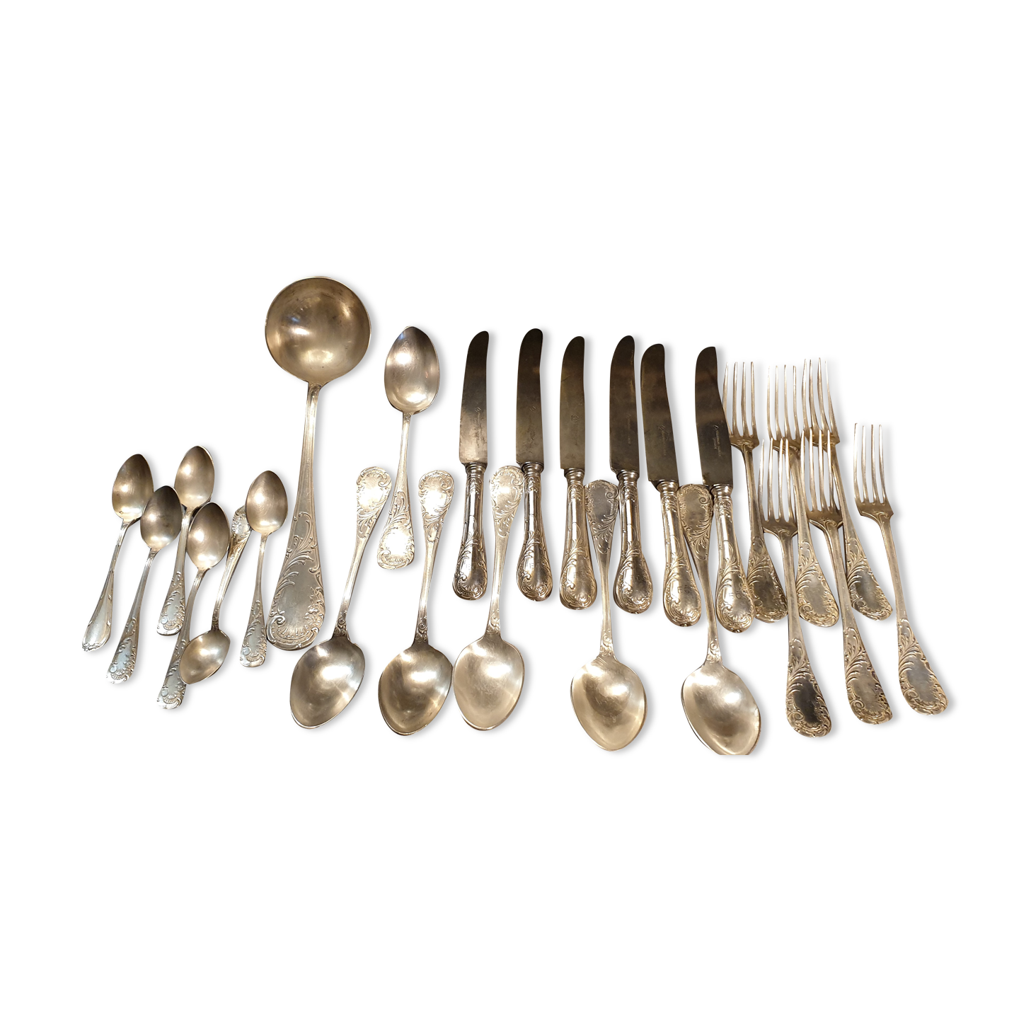 Sandrik Cutlery Set silver metal