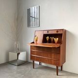 Danish teak secretary from the 60s