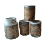 Lot of ceramic pots Felix Potin