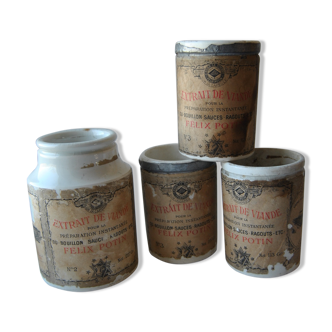 Lot of ceramic pots Felix Potin