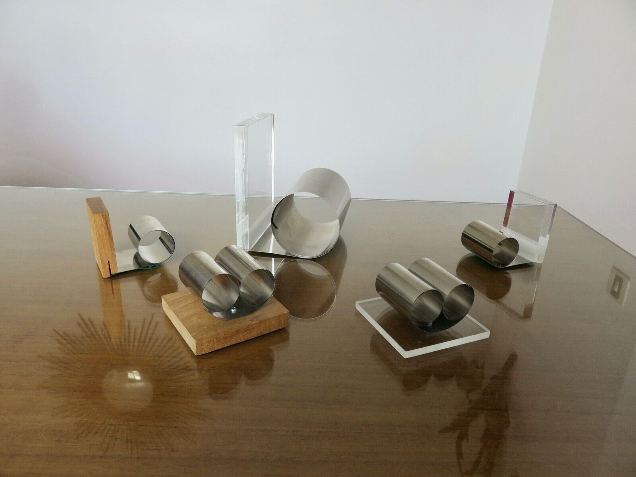 Roche bobois set greenhouse books rolling and photo holder 1970