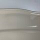 Large rectangular Sarreguemines cream dish, early 20th century.