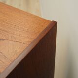 Buffet haut en teck, design danois, années 1960, fabricant : PMJ Viby J