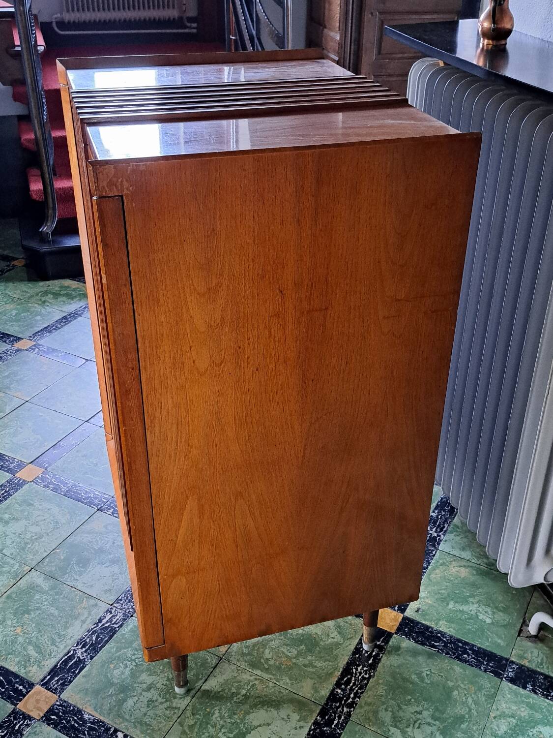 Old Art Deco TV cabinet