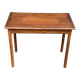Vintage rectangular side table in solid oak from the 1920s.