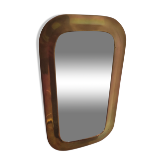 Brass mirror