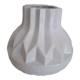 Vintage white ceramic vase