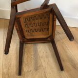 Vintage bridge armchair art Deco