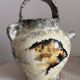 Vintage French Studio Ceramic Pitcher by Ghila – Lascaux Cave Art Styl