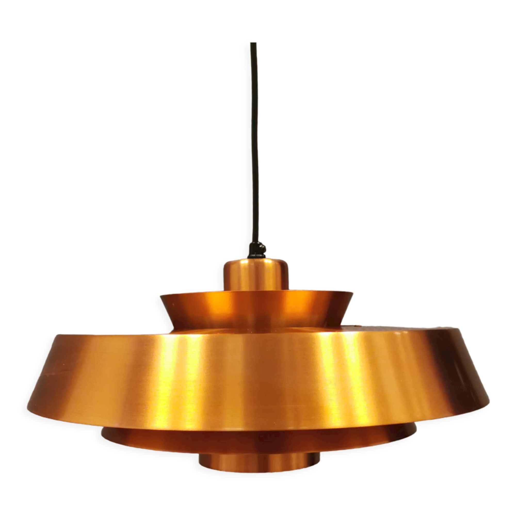 Ceiling lamp model "Nova" designed by Jo Hammerborg for Danish Fog&Mørup in 1963.