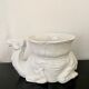 White Italian Ceramic Camel Flowerpot, Planter, Late 20th Century