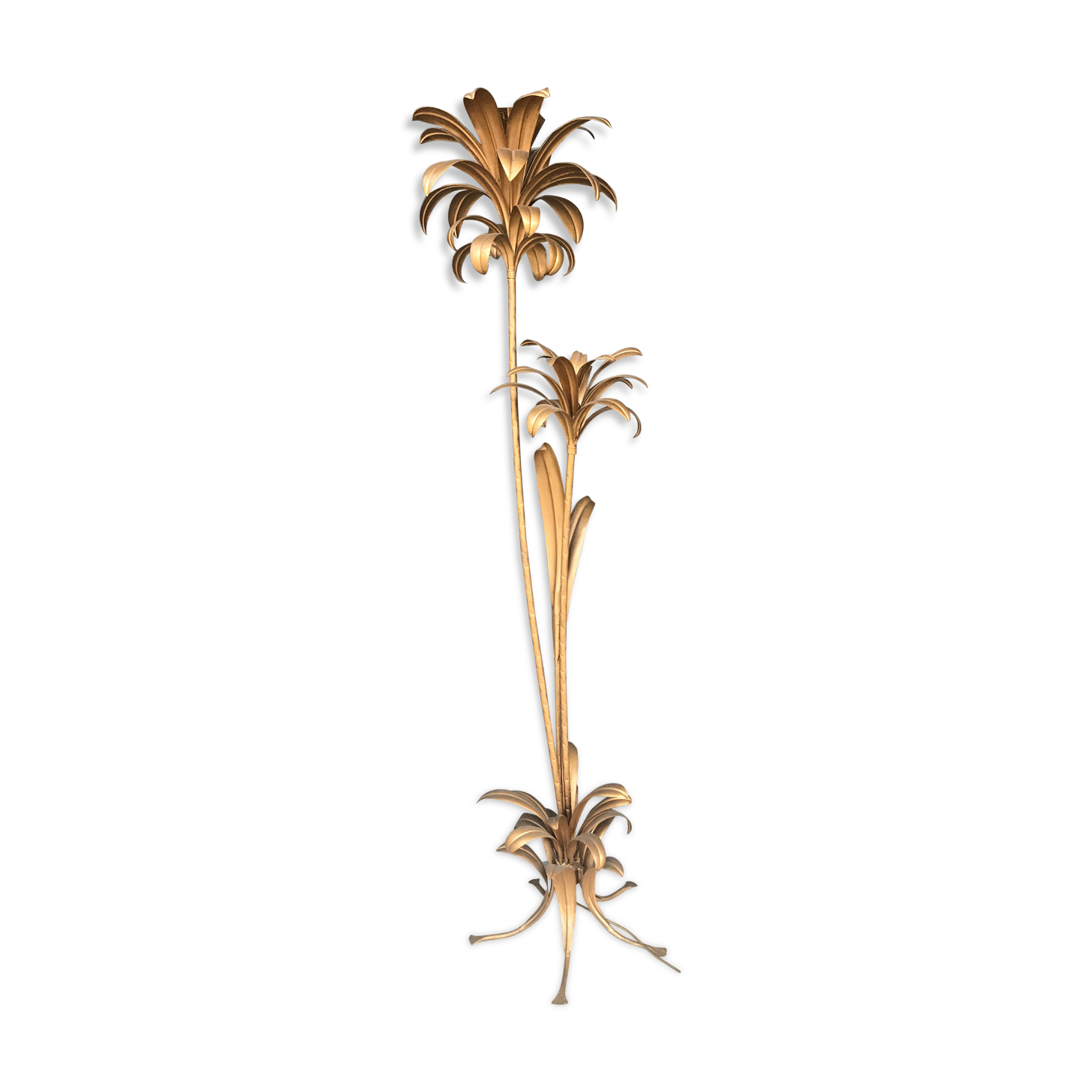 Palm tree floor lamp