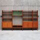 Bibliothèque scandinave modulable années 60