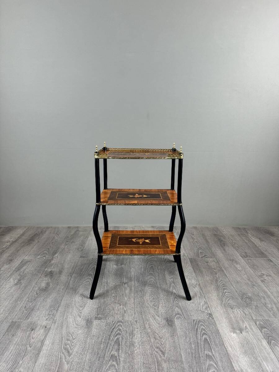 Marquetry shelf, Napoleon III style, 19th century