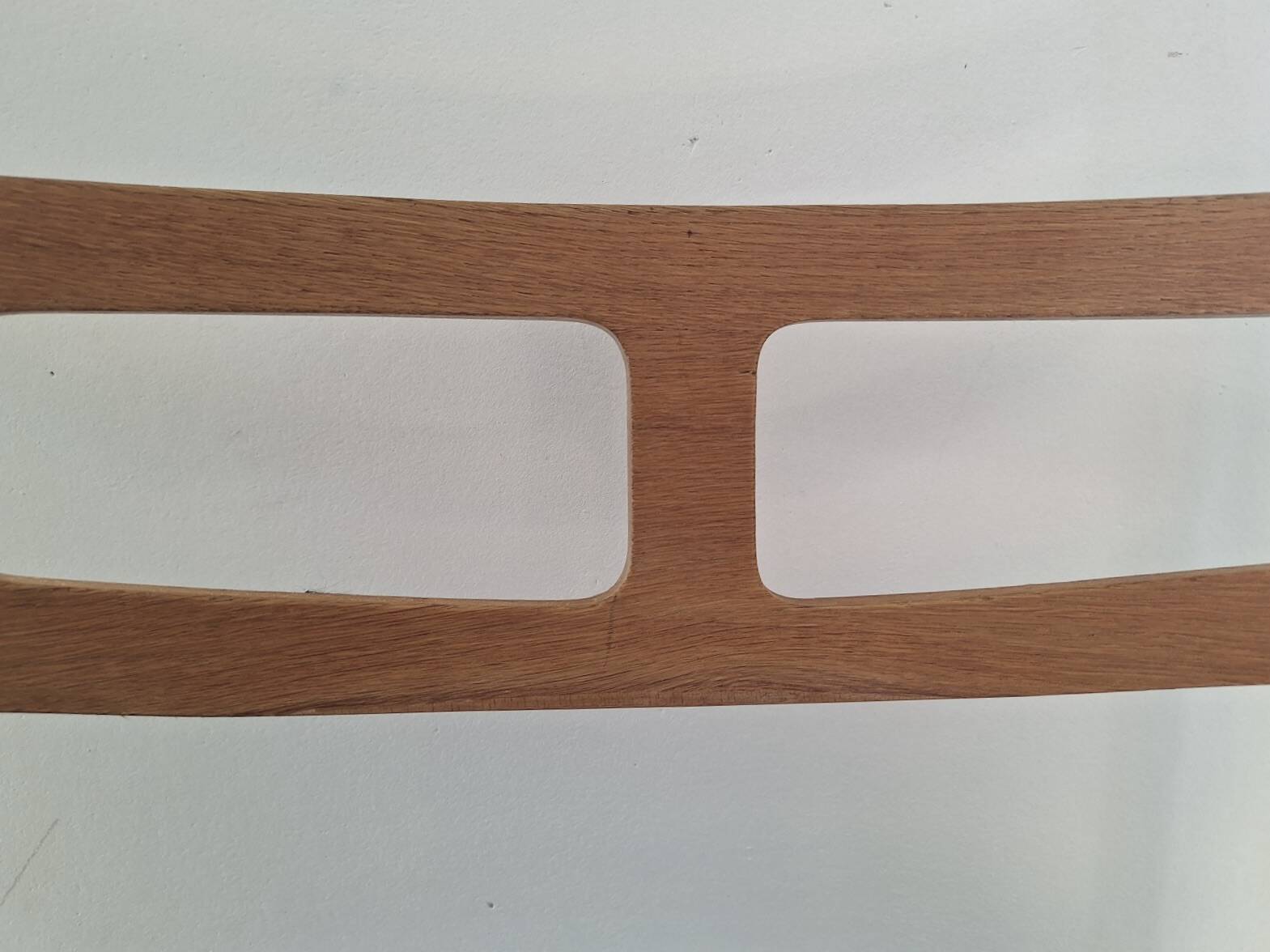 Set of Danish oak dining chairs with petrol blue covers, 1960s